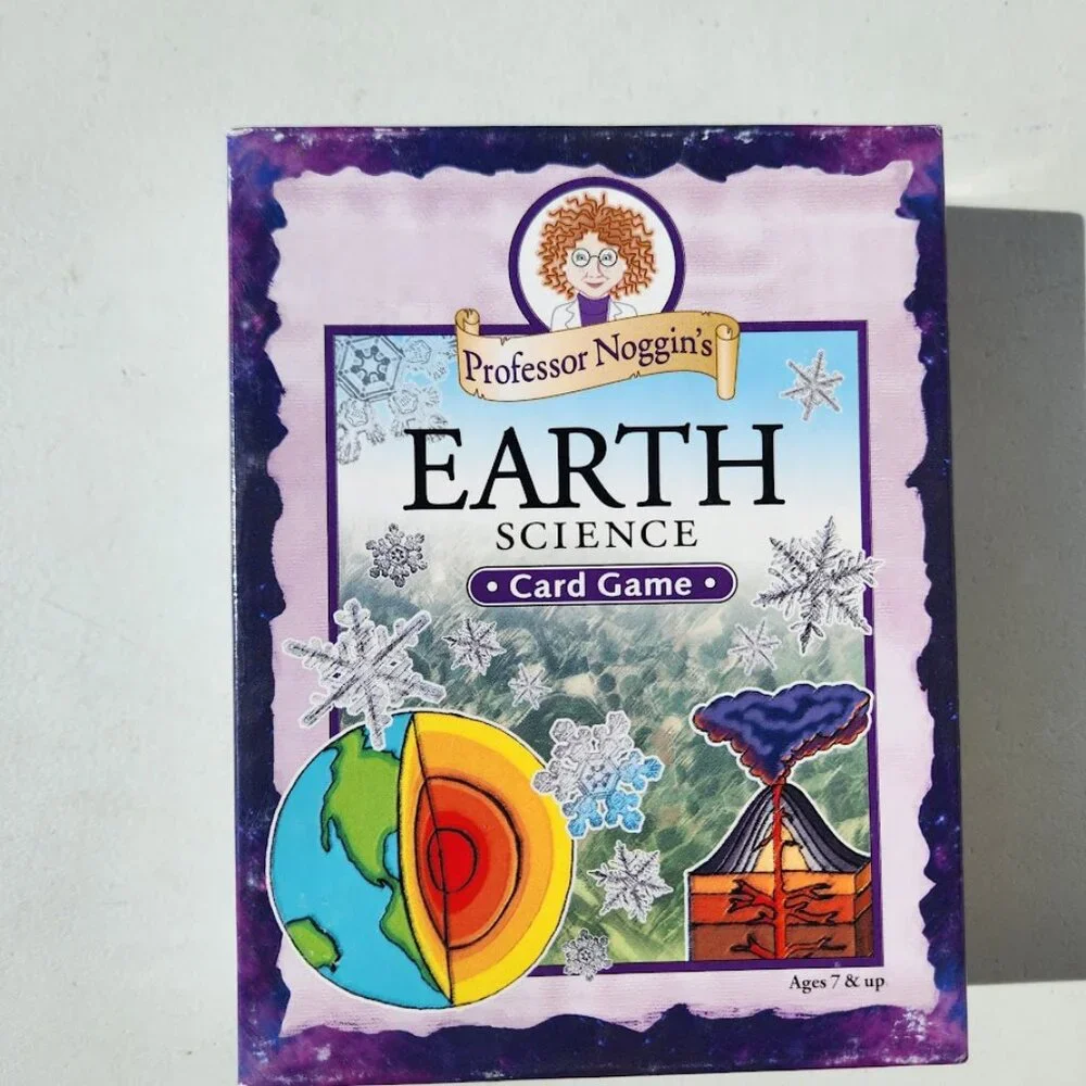 Professor Noggin's Earth Science Card Game Fun and Educational Family Trivia